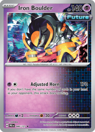 Iron Boulder Poke Ball - Prismatic Evolutions
