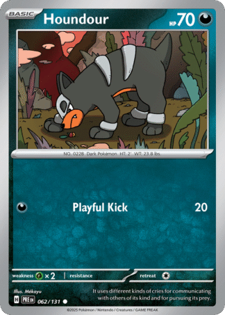 Houndour Poke Ball - Prismatic Evolutions