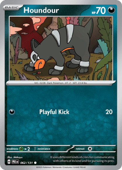 Houndour Poke Ball - Prismatic Evolutions