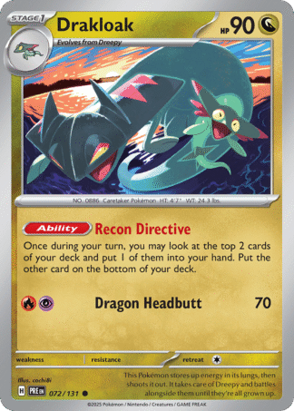 Drakloak Poke Ball - Prismatic Evolutions