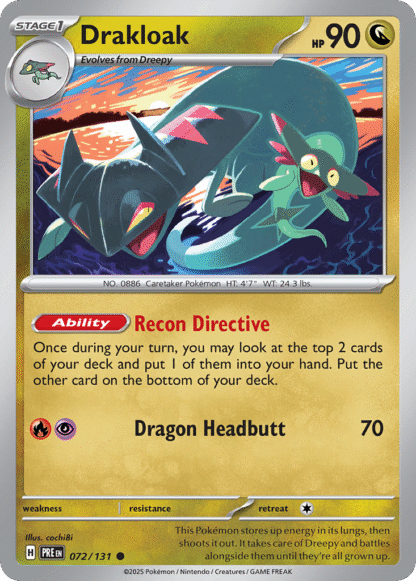 Drakloak Poke Ball - Prismatic Evolutions