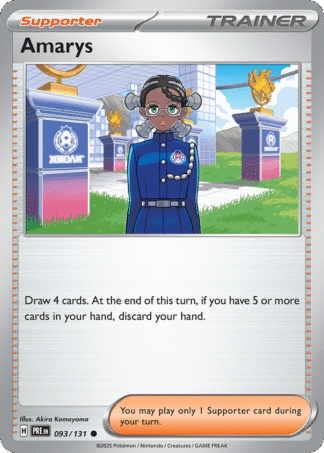 Amarys Poke Ball - Prismatic Evolutions