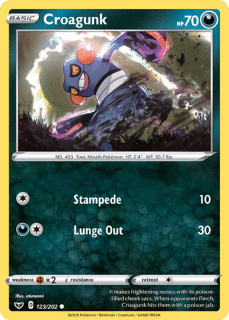Croagunk Reverse - Sword & Shield