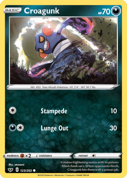Croagunk Reverse - Sword & Shield