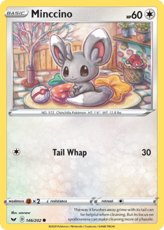 Minccino Reverse - Sword & Shield