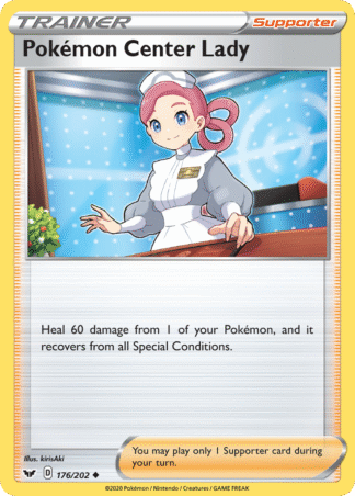 Pokémon Center Lady Reverse - Sword & Shield