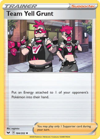 Team Yell Grunt Reverse - Sword & Shield