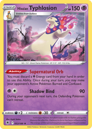 Hisuian Typhlosion Reverse - Astral Radiance