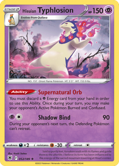 Hisuian Typhlosion Reverse - Astral Radiance