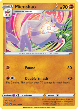 Mienshao Reverse - Lost Origin