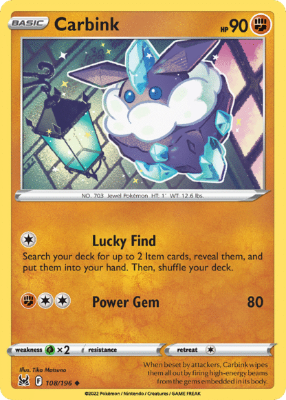 Carbink Reverse - Lost Origin