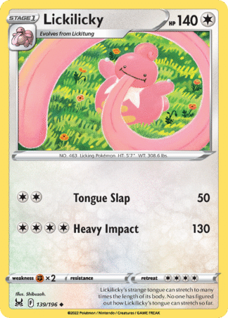 Lickilicky Reverse - Lost Origin