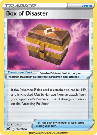 Box of Disaster Reverse - Lost Origin