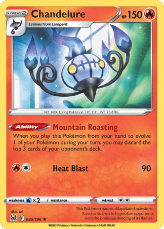 Chandelure Reverse - Lost Origin