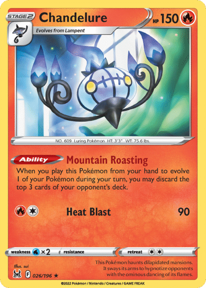 Chandelure Reverse - Lost Origin