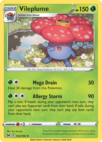 Vileplume Reverse - Lost Origin