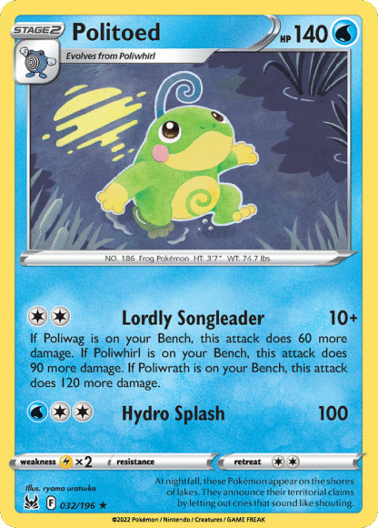 Politoed Reverse - Lost Origin