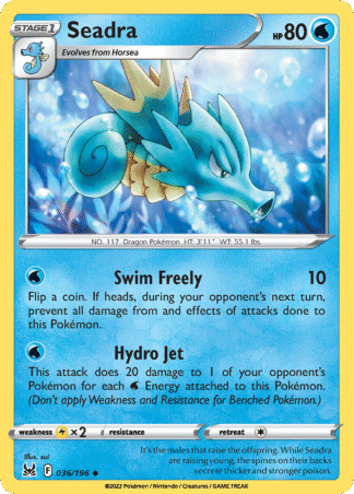 Seadra Reverse - Lost Origin