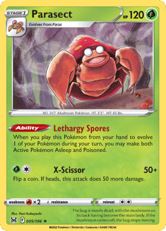 Parasect Reverse - Lost Origin