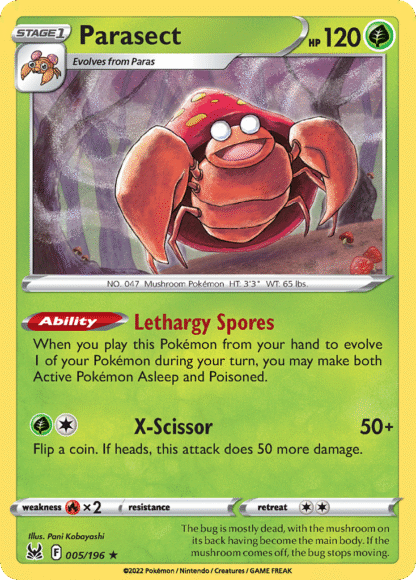 Parasect Reverse - Lost Origin