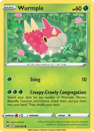 Wurmple Reverse - Lost Origin