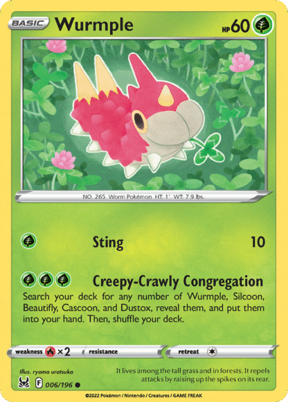Wurmple Reverse - Lost Origin