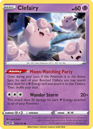 Clefairy Reverse - Lost Origin