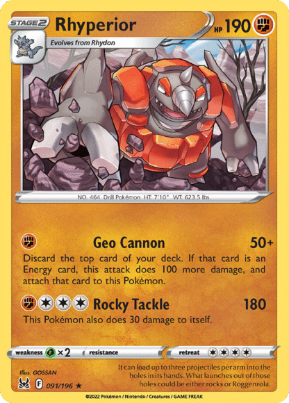 Rhyperior Reverse - Lost Origin