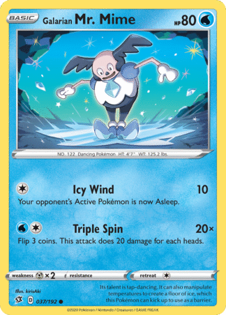 Galarian Mr. Mime Reverse - Rebel Clash