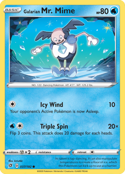 Galarian Mr. Mime Reverse - Rebel Clash
