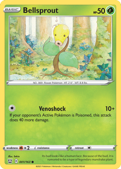 Bellsprout Reverse - Battle Styles