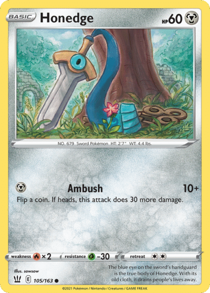Honedge Reverse - Battle Styles
