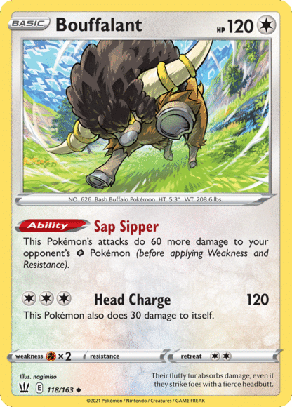 Bouffalant Reverse - Battle Styles