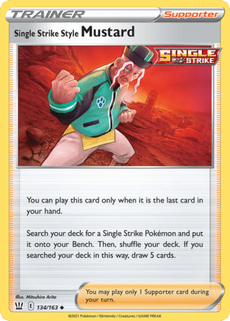 Single Strike Style Mustard Reverse - Battle Styles