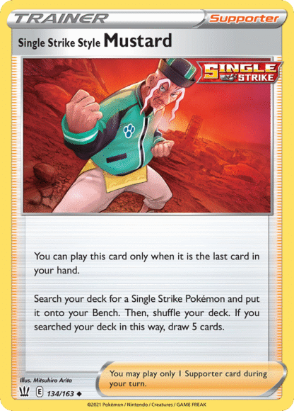 Single Strike Style Mustard Reverse - Battle Styles