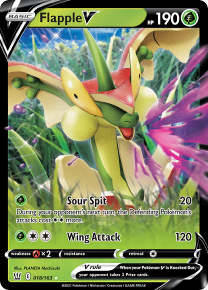 Flapple V - Battle Styles
