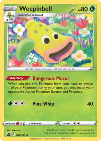 Weepinbell Reverse - Battle Styles
