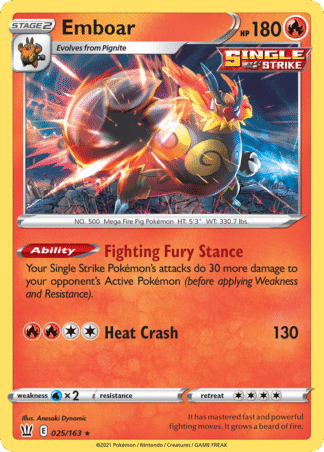 Emboar Reverse - Battle Styles