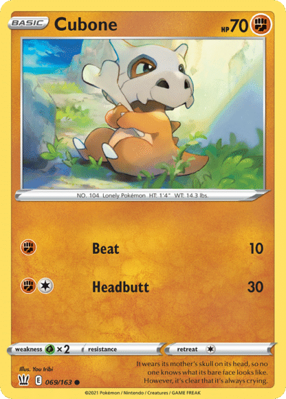 Cubone Reverse - Battle Styles