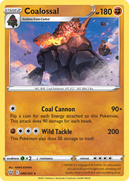 Coalossal - Battle Styles