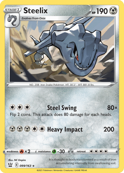 Steelix Reverse - Battle Styles