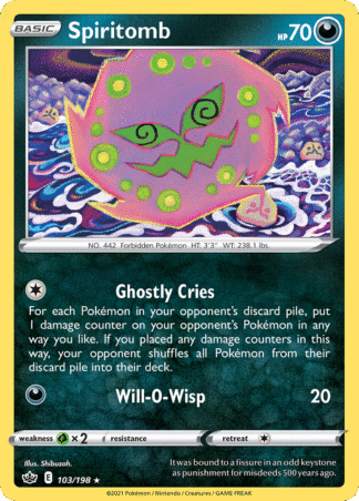 Spiritomb Reverse - Chilling Reign