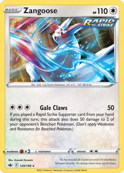 Zangoose Reverse - Chilling Reign