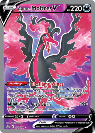 Galarian Moltres V - Chilling Reign
