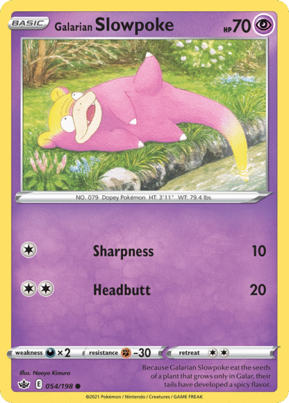 Galarian Slowpoke Reverse - Chilling Reign