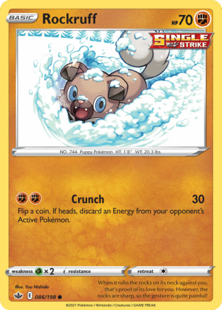 Rockruff Reverse - Chilling Reign