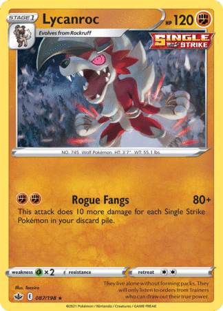 Lycanroc - Chilling Reign
