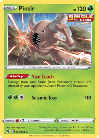 Pinsir Reverse - Evolving Skies