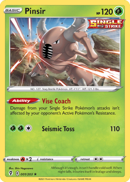 Pinsir Reverse - Evolving Skies