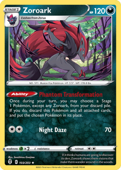 Zoroark - Evolving Skies